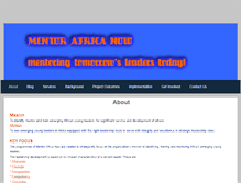 Tablet Screenshot of mentorafricanow.com